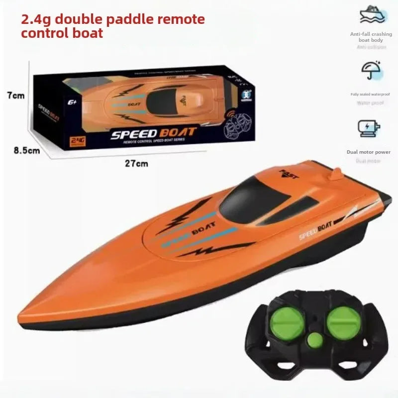 Remote Control Boat Waterproof Fast Racer Pool Toys