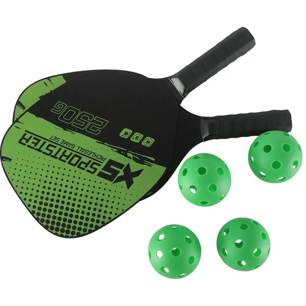 Wooden Pickleball Rackets Bag Beginner Pickleball Game Set