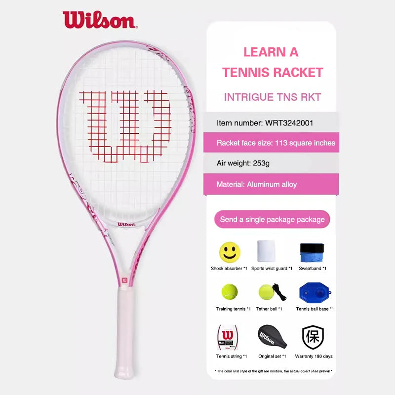 Wilson Professional Adults Beginner Carbon Elastic Tennis Racket