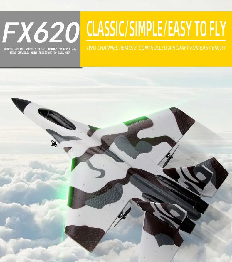 Remote Control Fighter Plane Glider Airplane Boys Toys