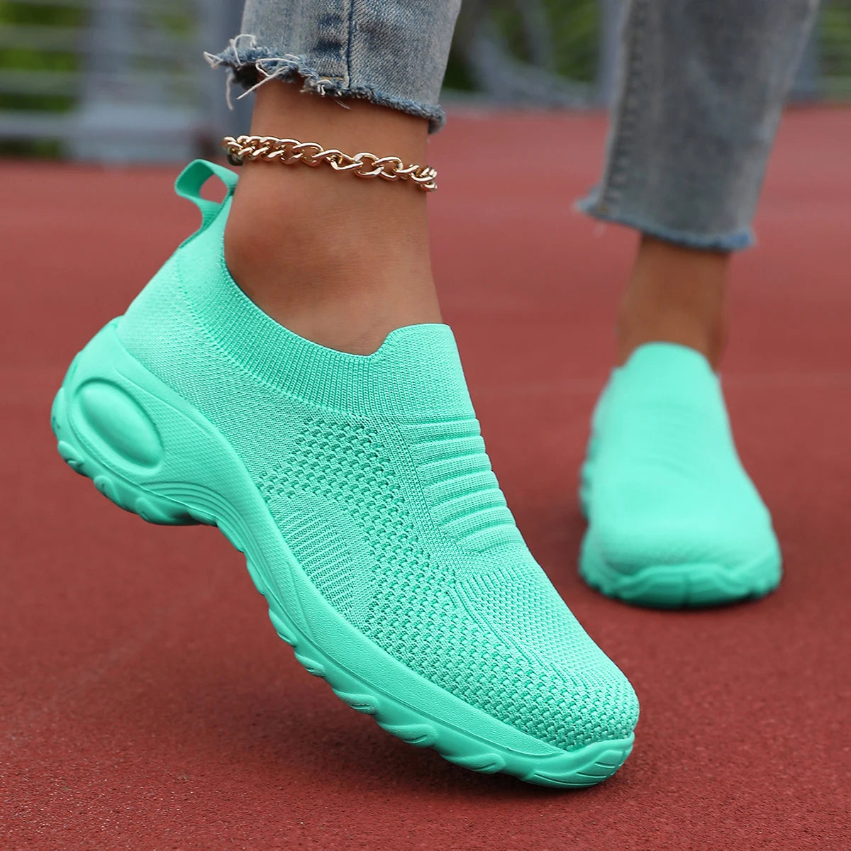 Red Casual Sports Plus Size Vulcanized Shoe