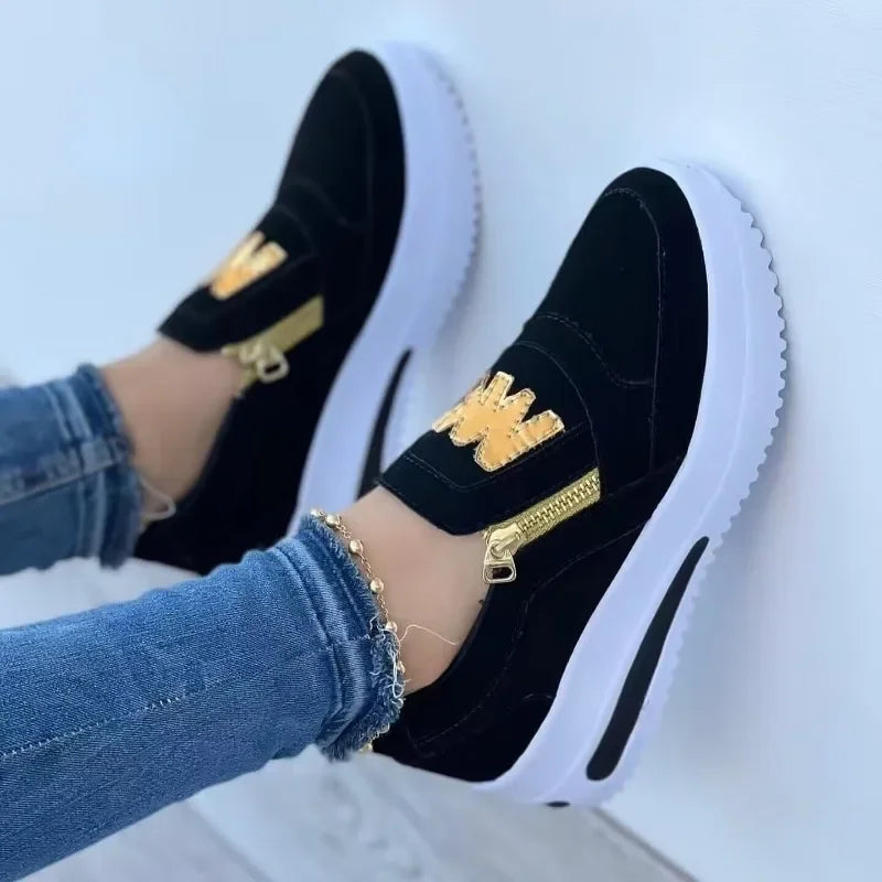 Women Platform Casual Slip Tennis Sneaker woman