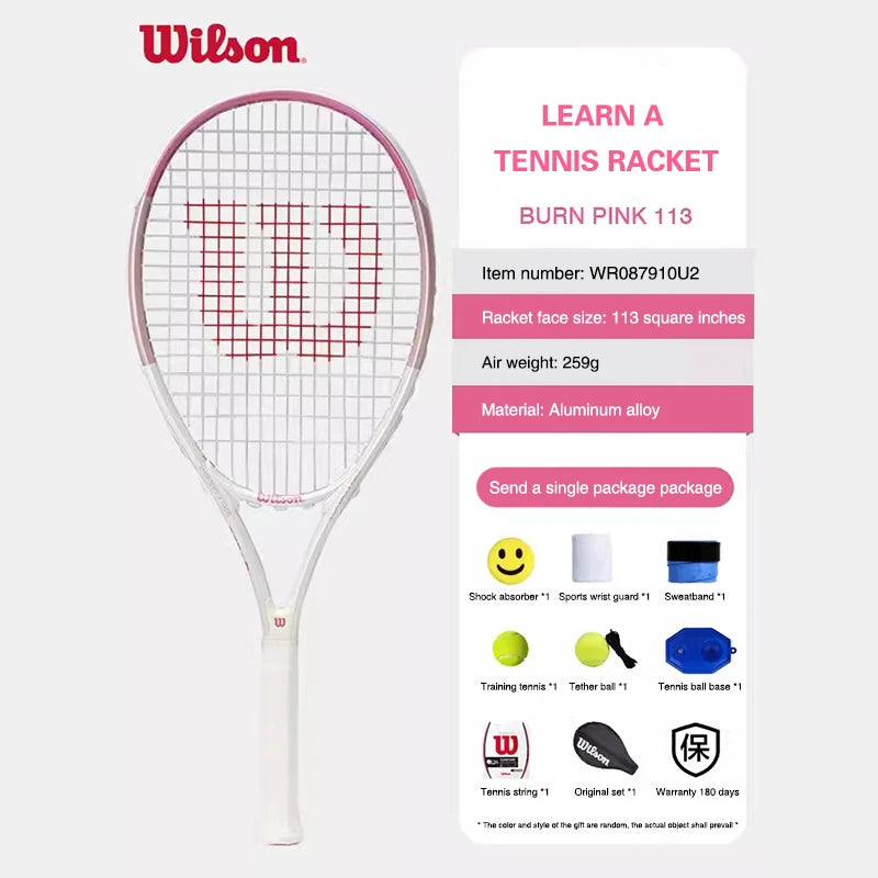 Wilson Professional Adults Beginner Carbon Elastic Tennis Racket
