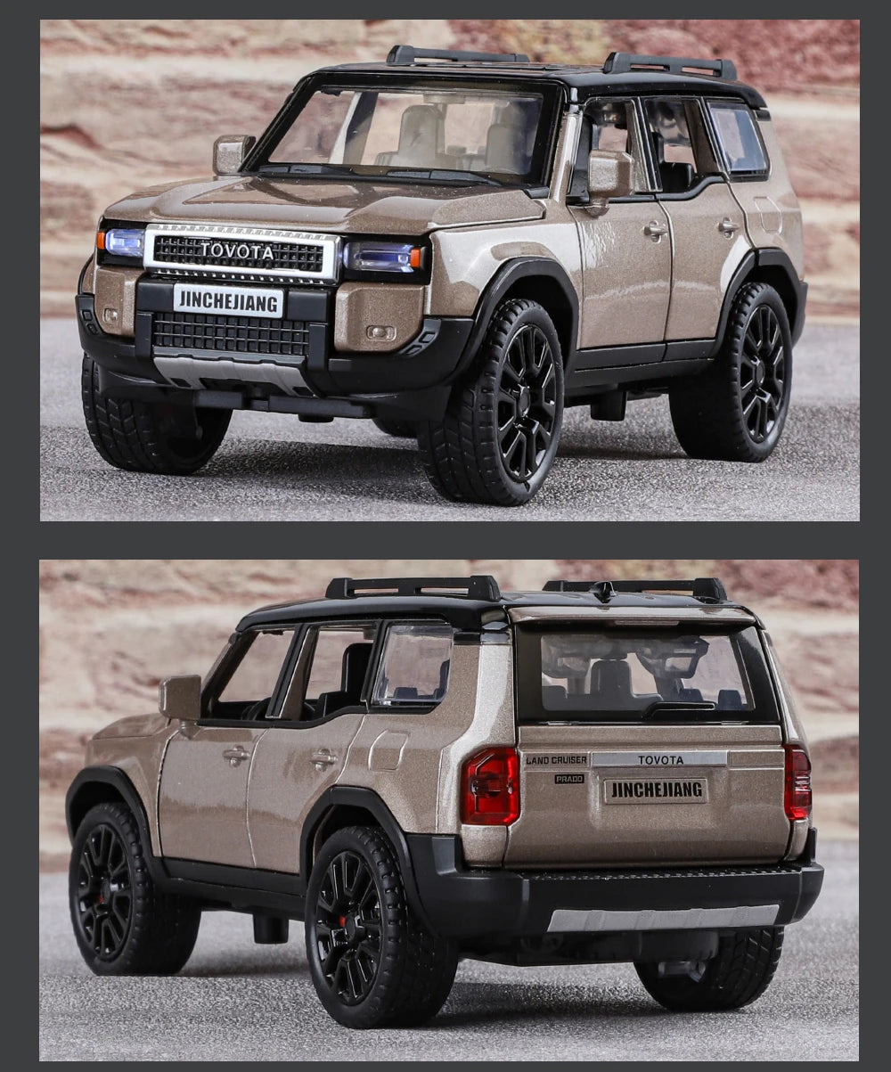 TOYOTA PRADO Diecast Model Collectibles Decorative Gift Boy