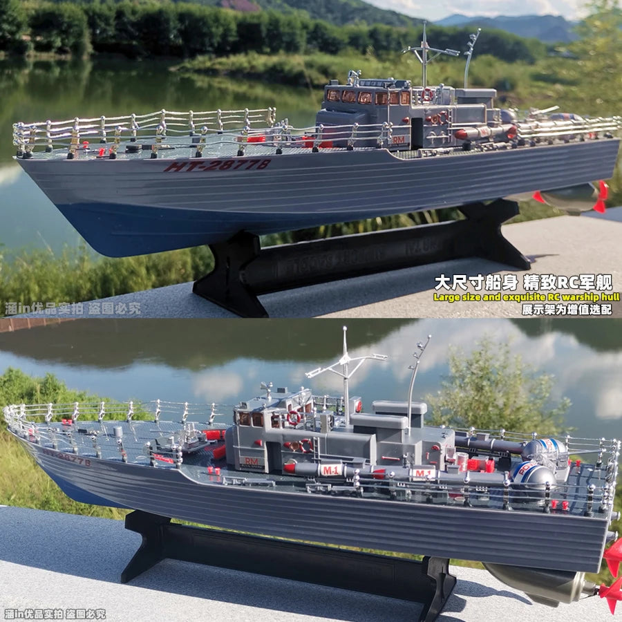 Electric Speedboat Military Toy Model Torpedo Ship