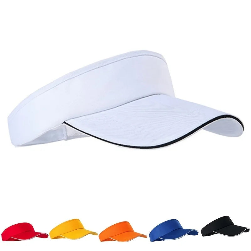 Universal Solid Color Sun Visor Golf Tennis