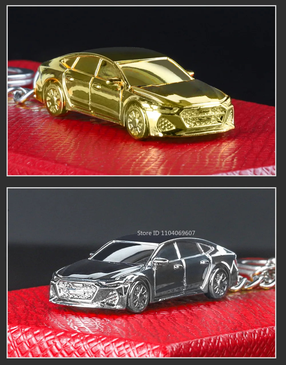 Diecast Keyring Electroplating Painting Keychains Boys Gifts Friends