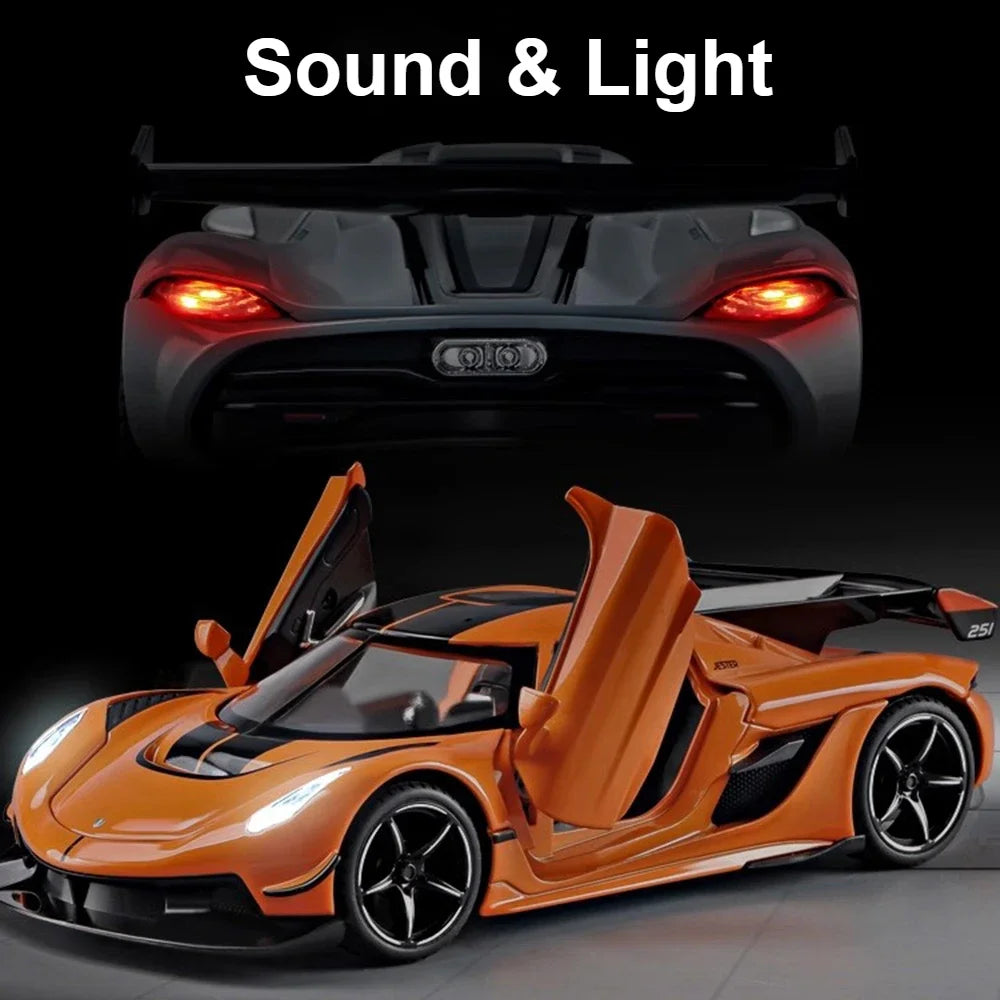 Diecast Light Music Sports Cars Gift Boys
