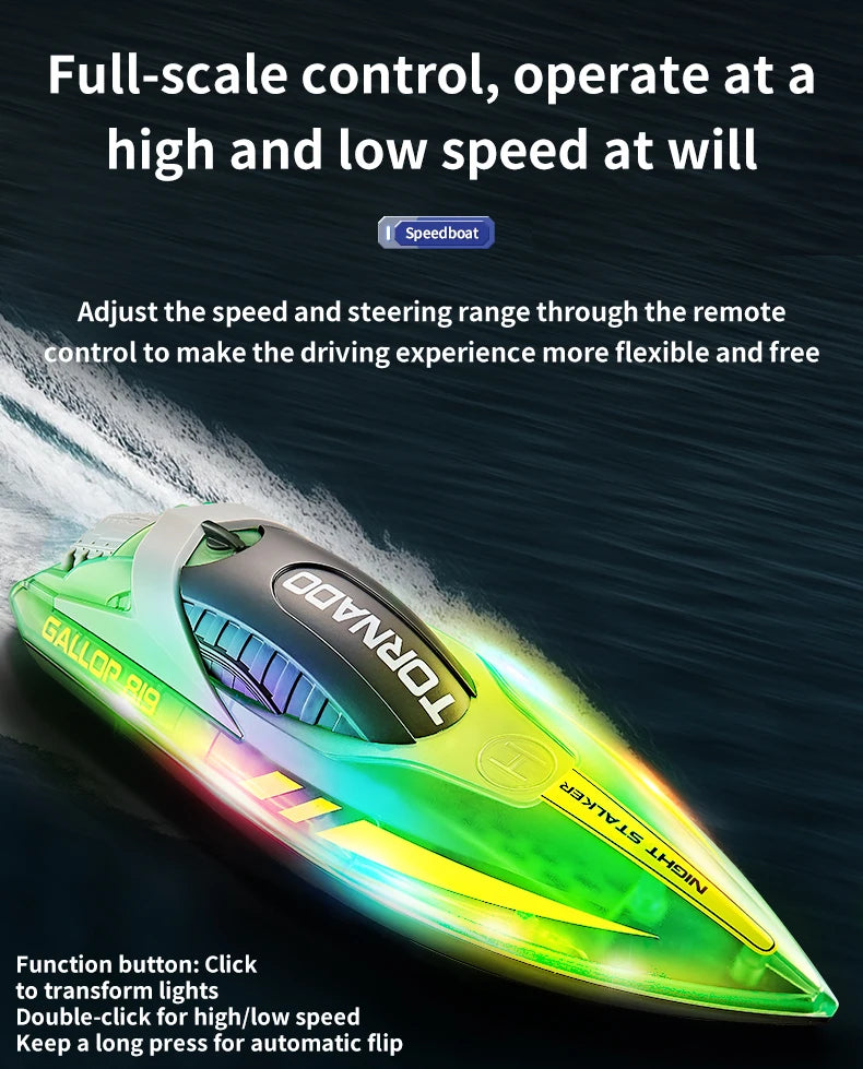Water 2 Hours Endurance Speedboat Kids Toys Gifts