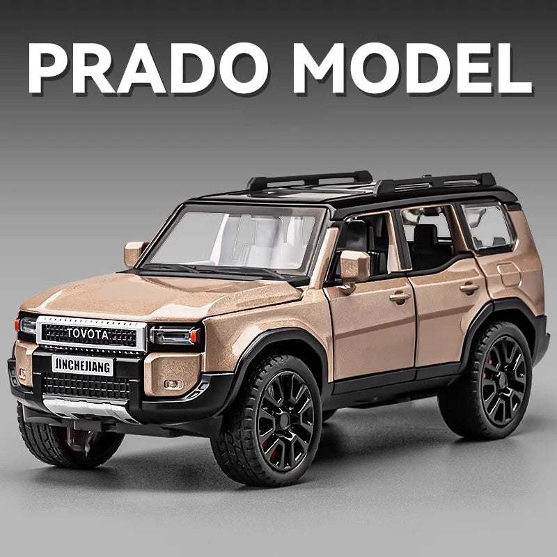 TOYOTA PRADO Diecast Model Collectibles Decorative Gift Boy