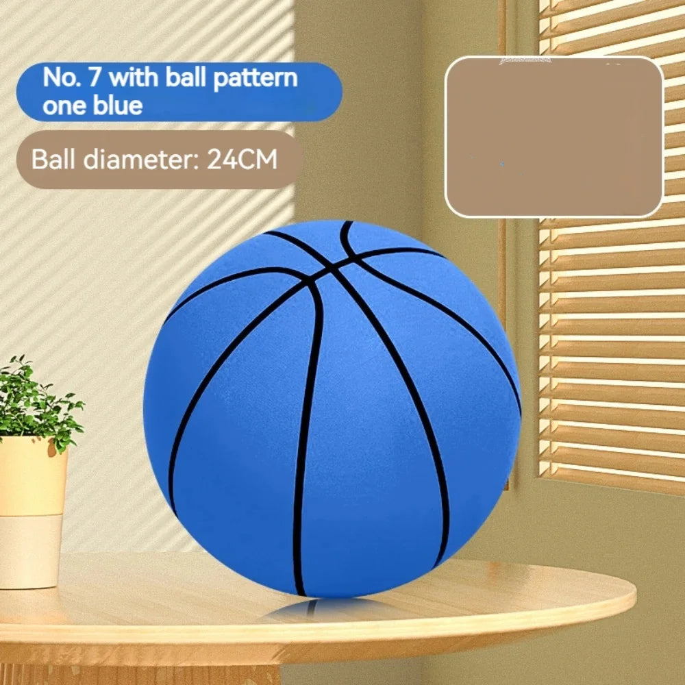Silent Ball Bounce Squeezable Mute Bouncing Basketball