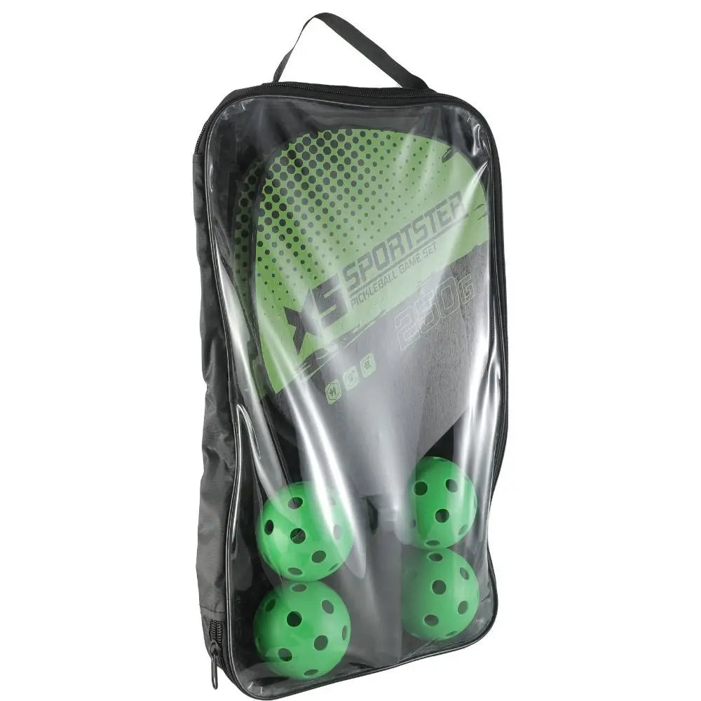 Wooden Pickleball Rackets Bag Beginner Pickleball Game Set