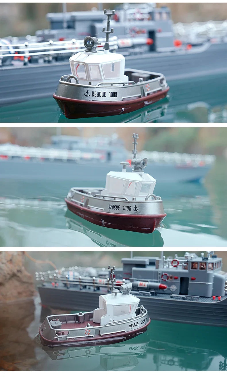 Remote Control Ship Electric Watercraft Model kid Gift