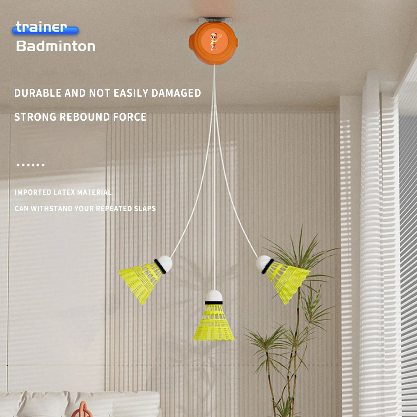 Self-Study Rebounds Device Badminton Beginners Amateurs