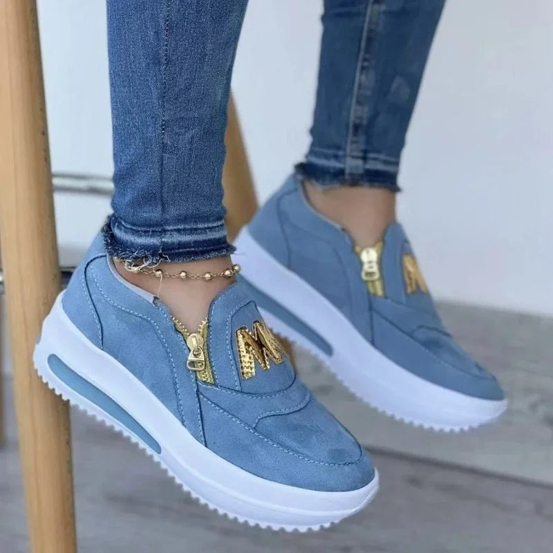 Women Platform Casual Slip Tennis Sneaker woman