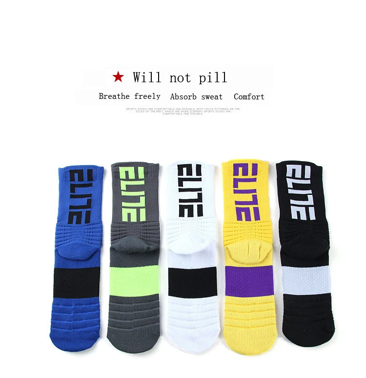 Cotton Basketball Towel Bottom Socks Stocking