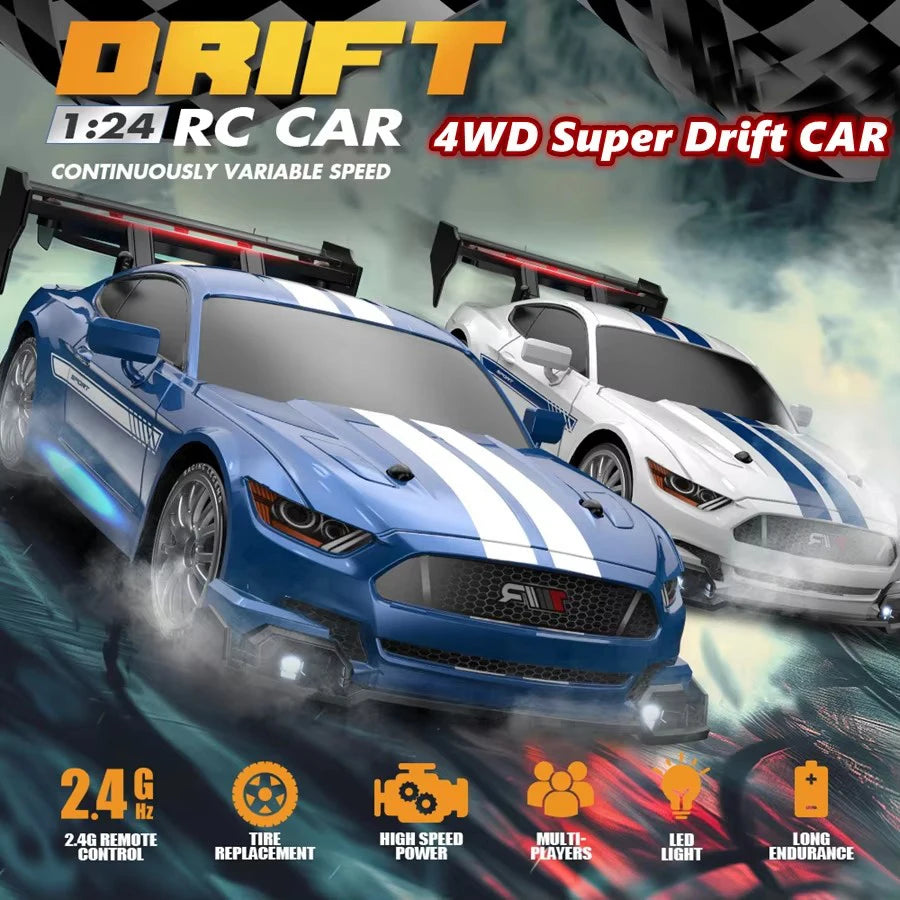 Mustang Remote Control Racing Car Replaceable Tire