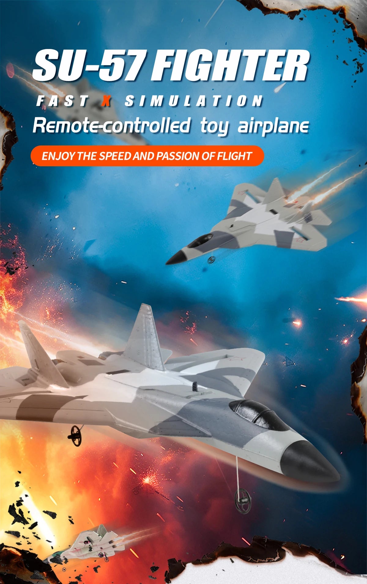 Remote Control Fighter Plane Glider Airplane Boys Toys