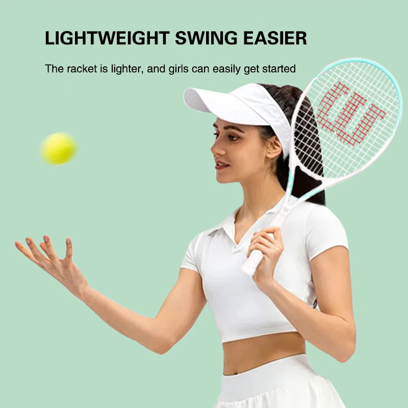 Wilson Professional Adults Beginner Carbon Elastic Tennis Racket