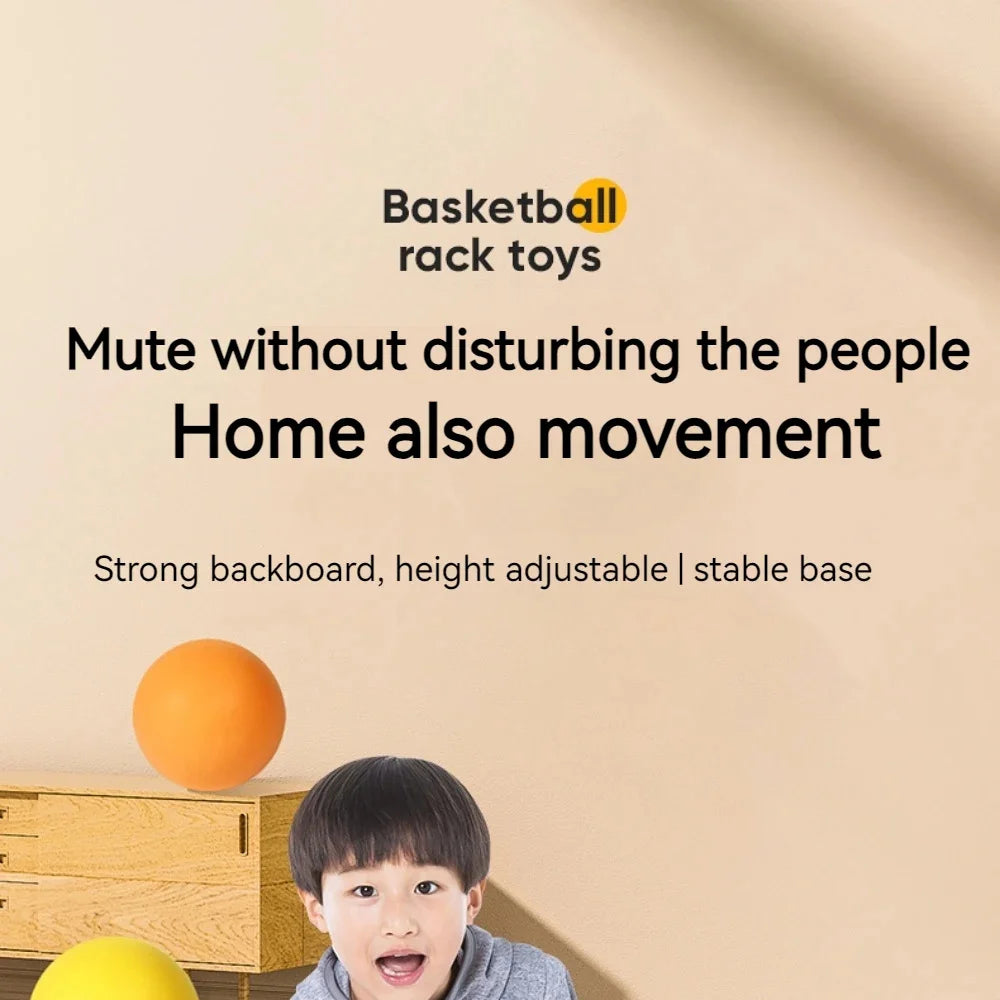 Silent Ball Bounce Squeezable Mute Bouncing Basketball