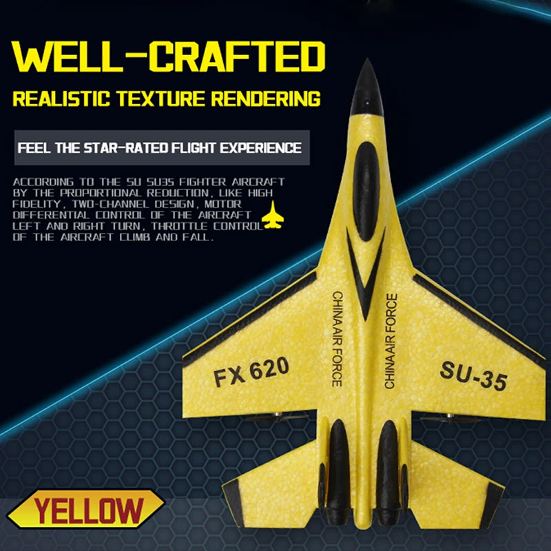 Remote Control Fighter Plane Glider Airplane Boys Toys