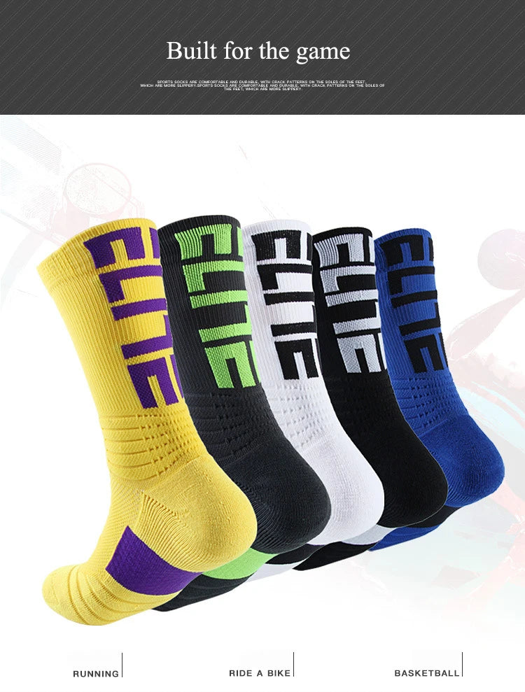 Cotton Basketball Towel Bottom Socks Stocking