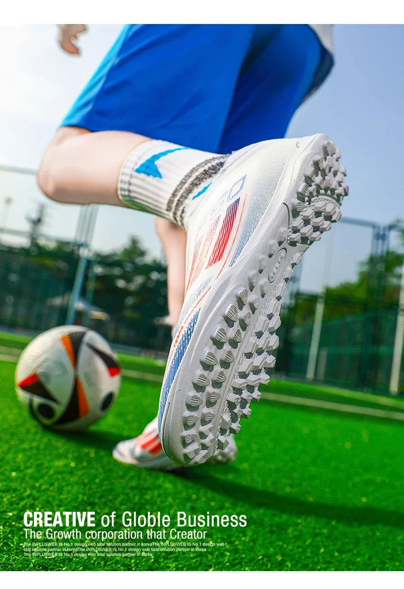 Men Football Boots TF/FG Society Original Indoor Low Cut Professional Soccer Shoes Unisex Football Shoes Ultralight Sport Wear