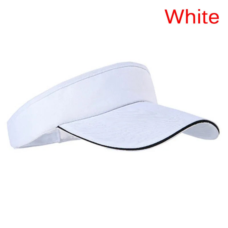 Universal Solid Color Sun Visor Golf Tennis