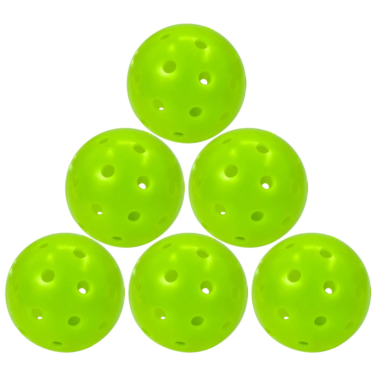 Balls Lime Green Pickleballs High Bounce True Flight, Durable