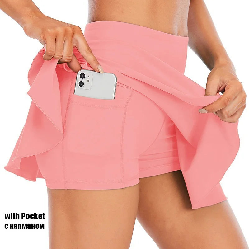 Tennis Skirts Women Golf Fitness Running Short Sport