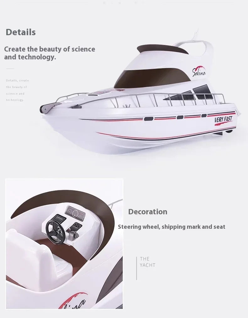 Remote Control Boat Model Children's Outdoor Toy Gift