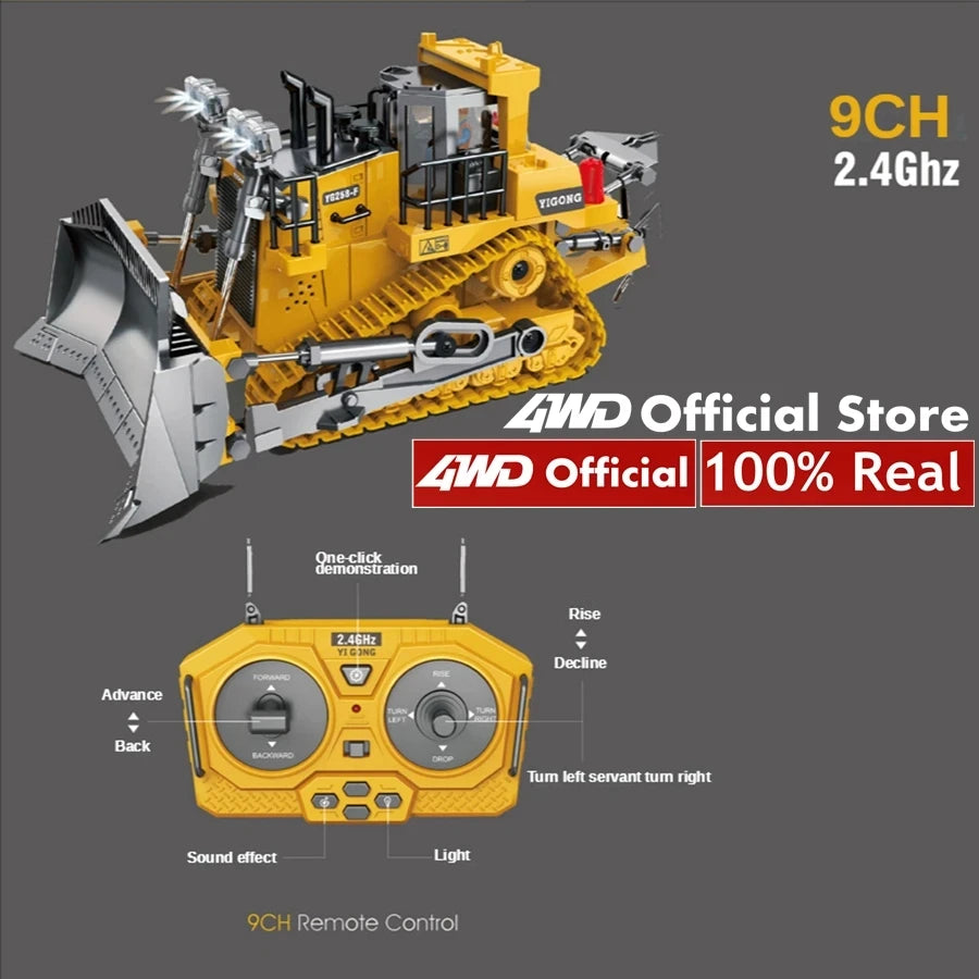 Remote Control Excavator childdren Kids Gifts