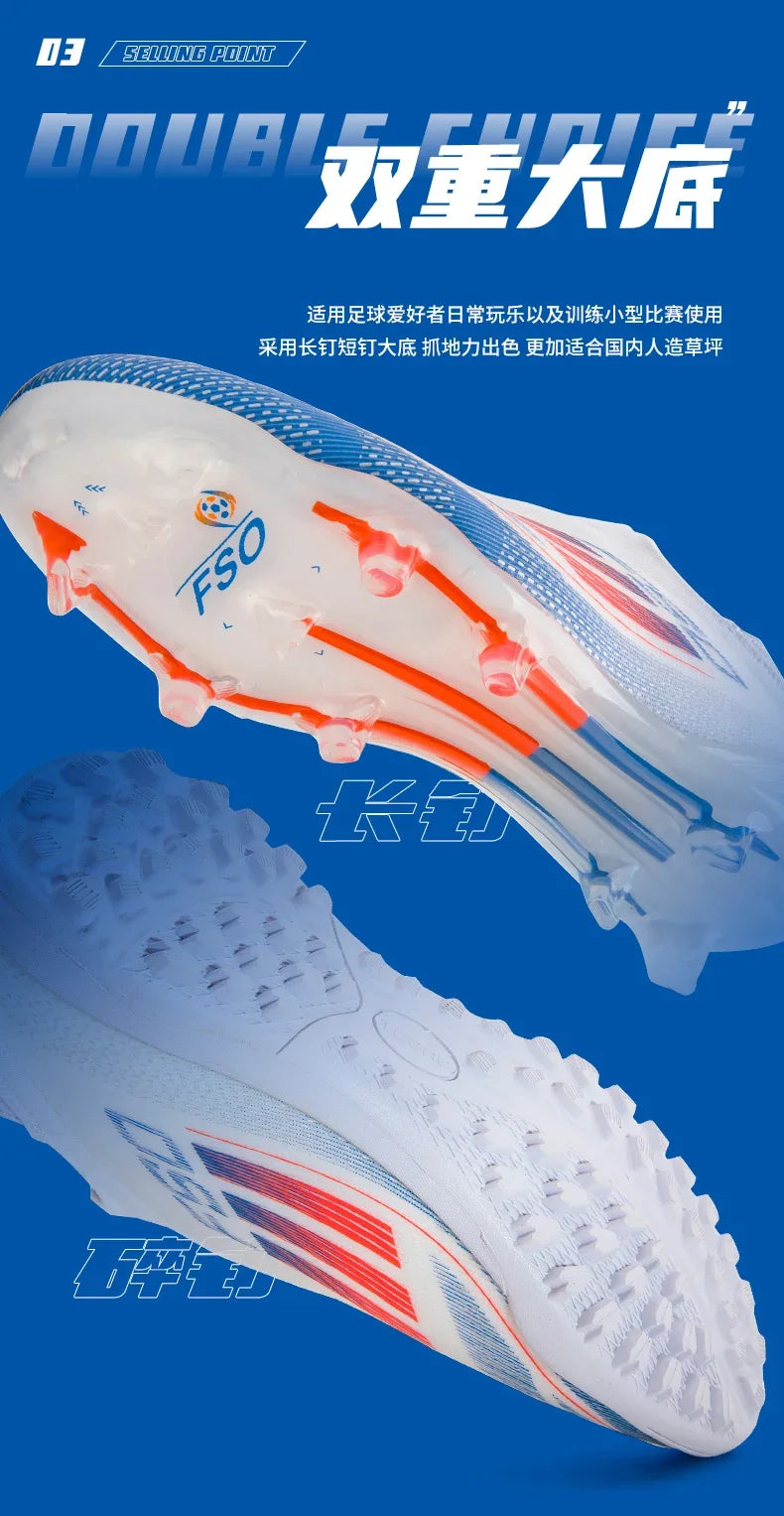 Men Football Boots TF/FG Society Original Indoor Low Cut Professional Soccer Shoes Unisex Football Shoes Ultralight Sport Wear