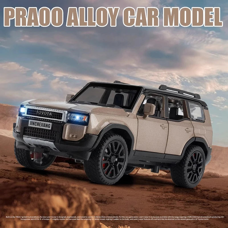 TOYOTA PRADO Diecast Model Collectibles Decorative Gift Boy
