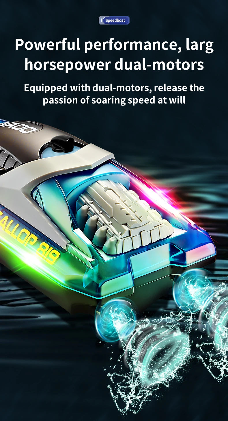 Water 2 Hours Endurance Speedboat Kids Toys Gifts
