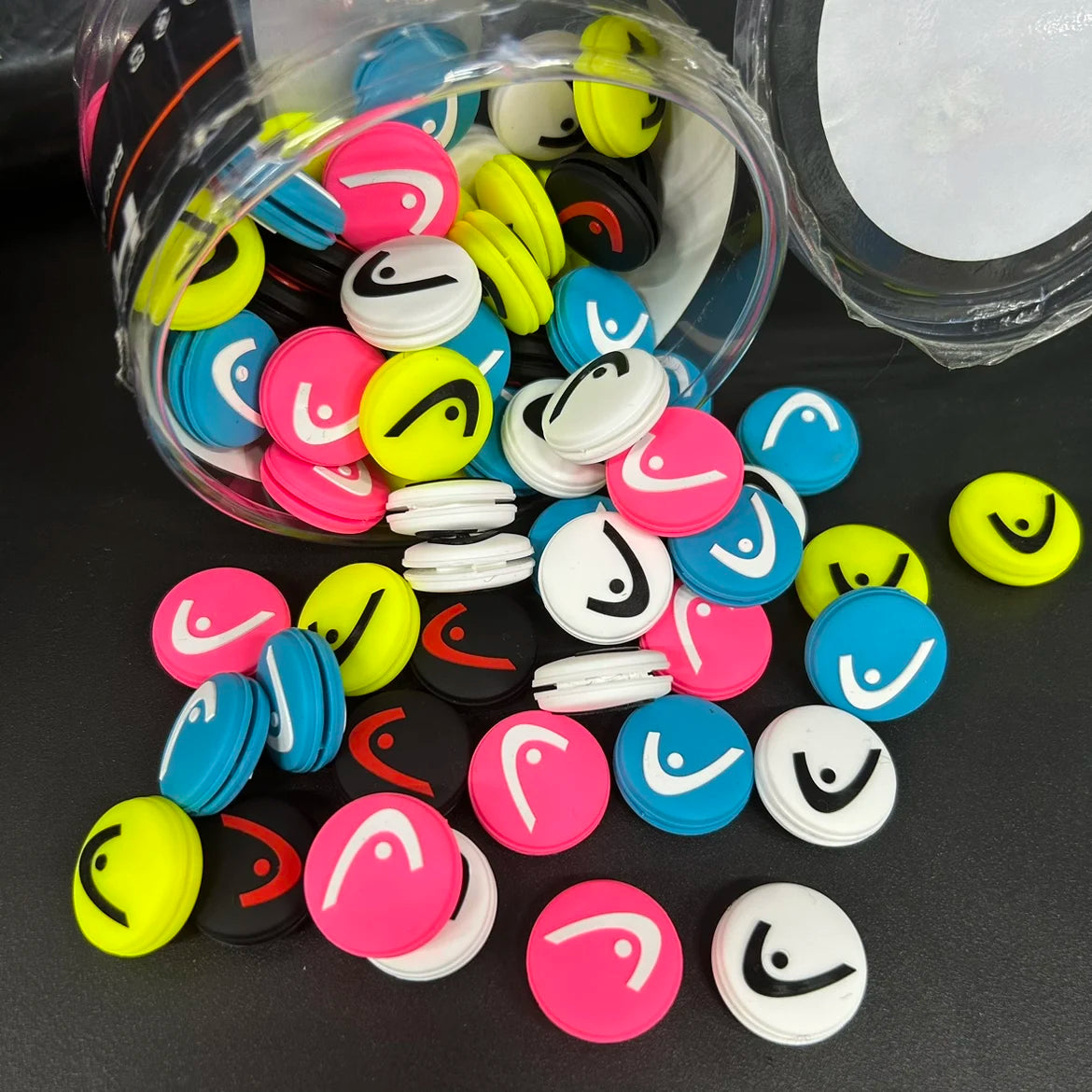 Tennis Racket  Shock Absorber Bar Multi-Color