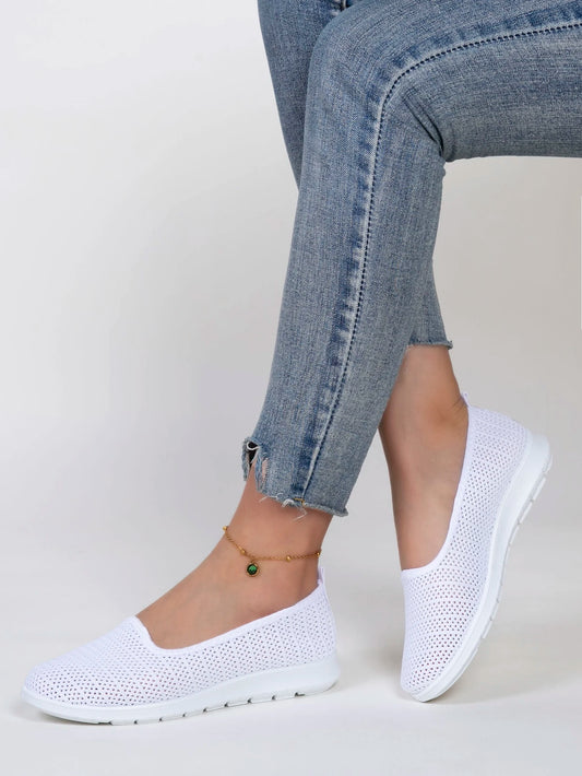 Women's summer breathable mesh flat shoes