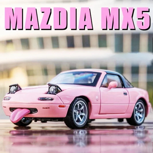 Mazda Miata Diecast Miniature  Collection Children's Toy Gift
