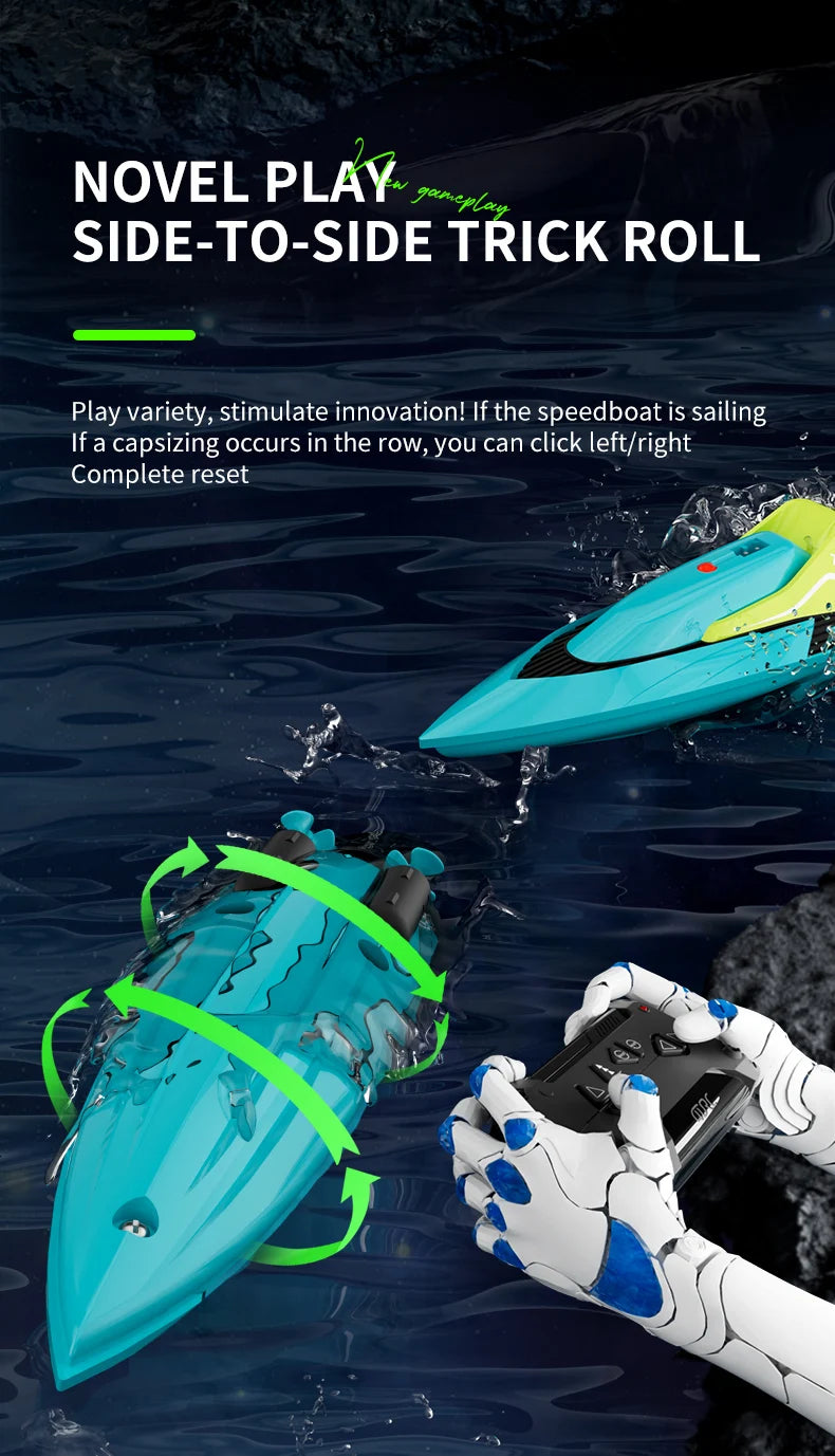 remote Racing Speedboat Summer Water Pool Toy
