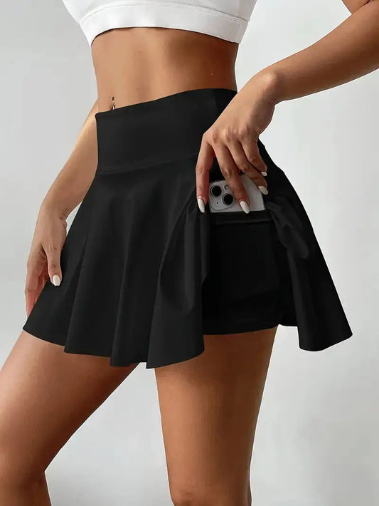 Women' Tennis Pleated  Running Fitness Skirts