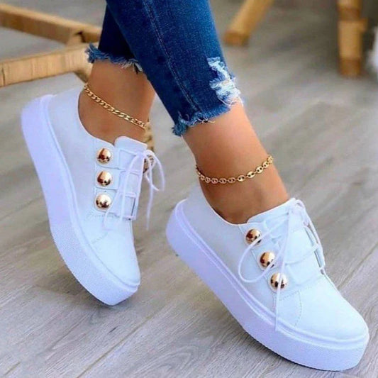 PLatform Shoes Plus Size Flats Women Slip On Tennis Shoes