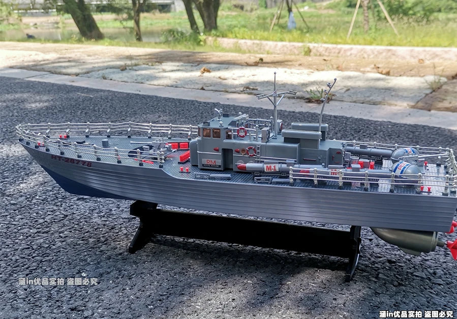 Electric Speedboat Military Toy Model Torpedo Ship