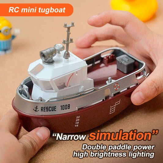 Remote Control Ship Electric Watercraft Model kid Gift