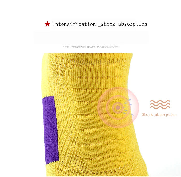 Cotton Basketball  Towel Bottom Socks Stocking