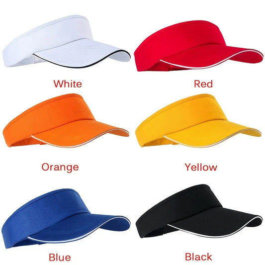 Universal Solid Color Sun Visor  Golf Tennis