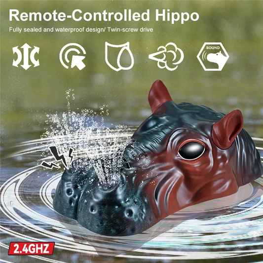 Remote Control Hippopotamus Outdoor Children Toys  Kids Gifts